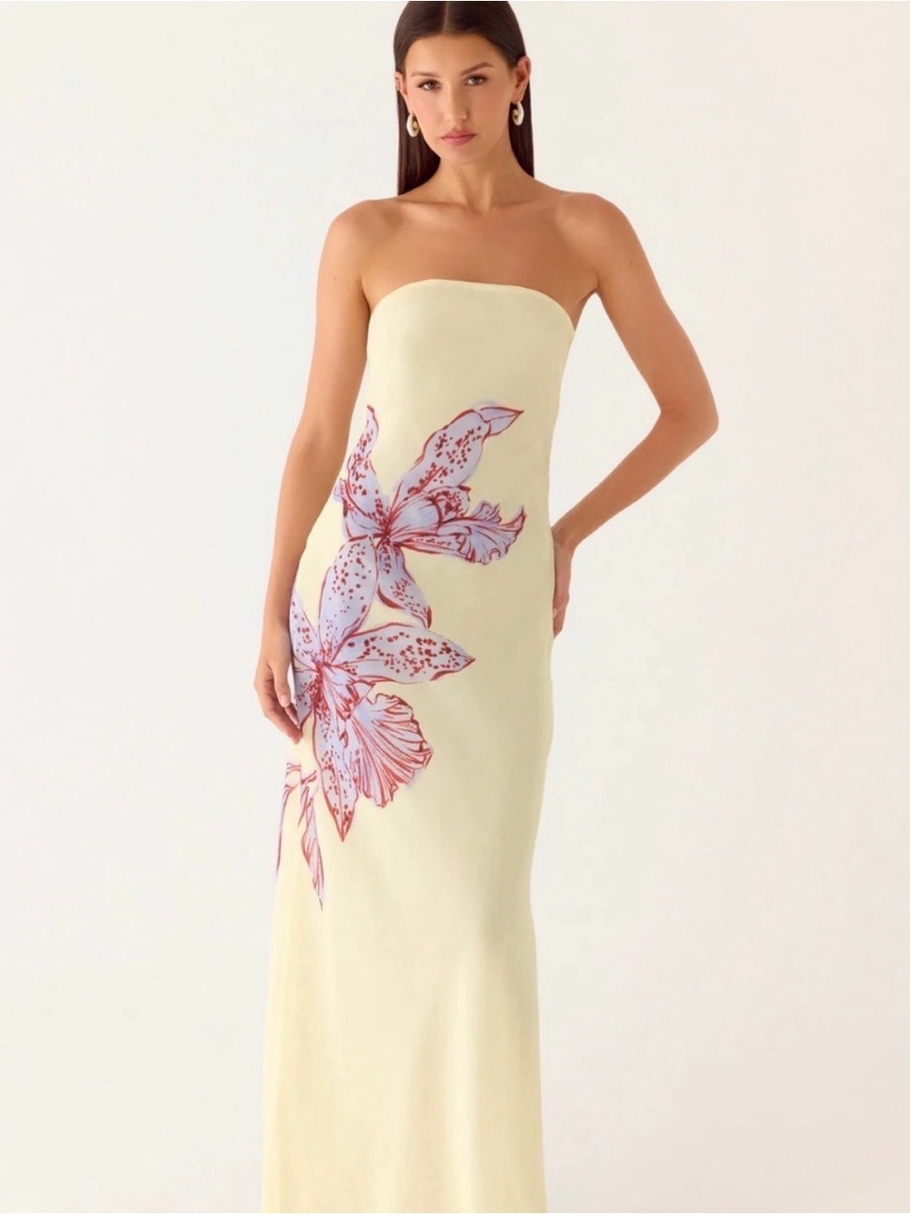 Peppermayo Amelle Yellow Maxi Dress